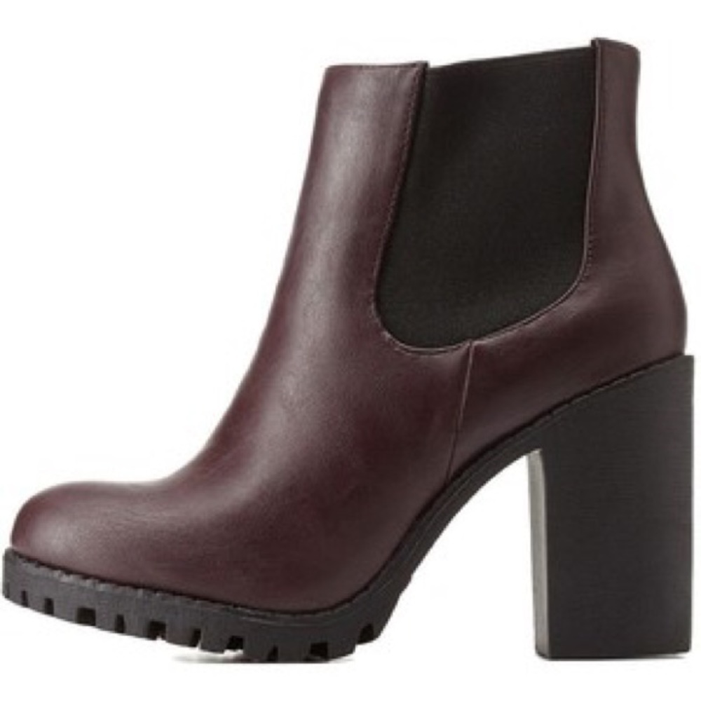 Soda Chunky Heeled Chelsea Bootie